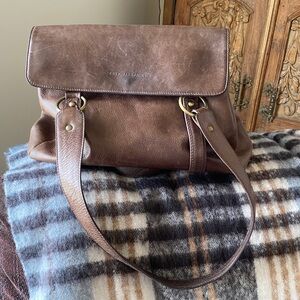 Derek Alexander Hand Bag Brown Genuine Leather